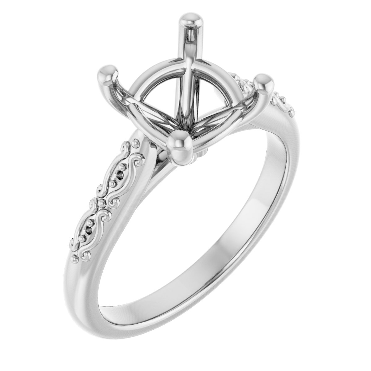 Accented Engagement Ring