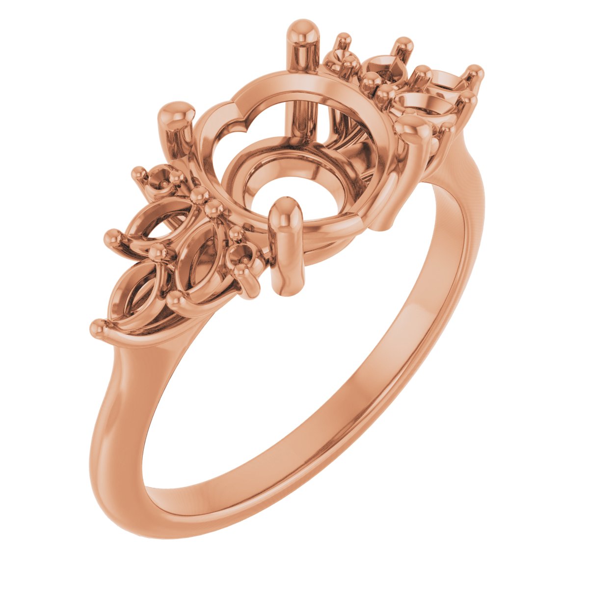 Accented Engagement Ring