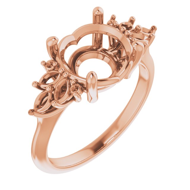 Accented Engagement Ring