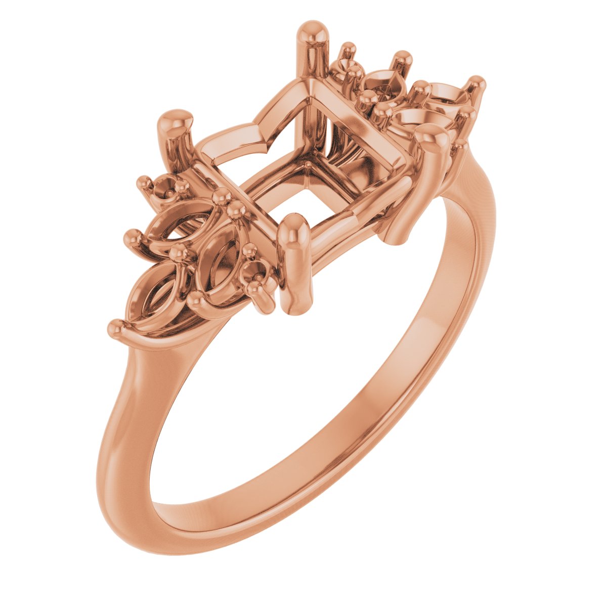 Accented Engagement Ring