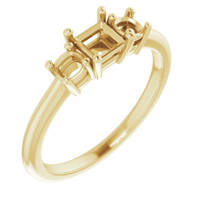 Three-Stone Engagement Ring