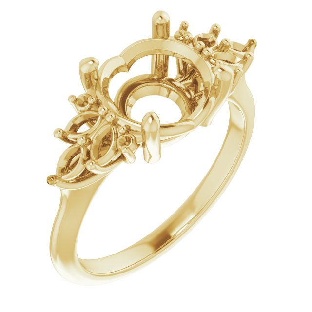 Accented Engagement Ring