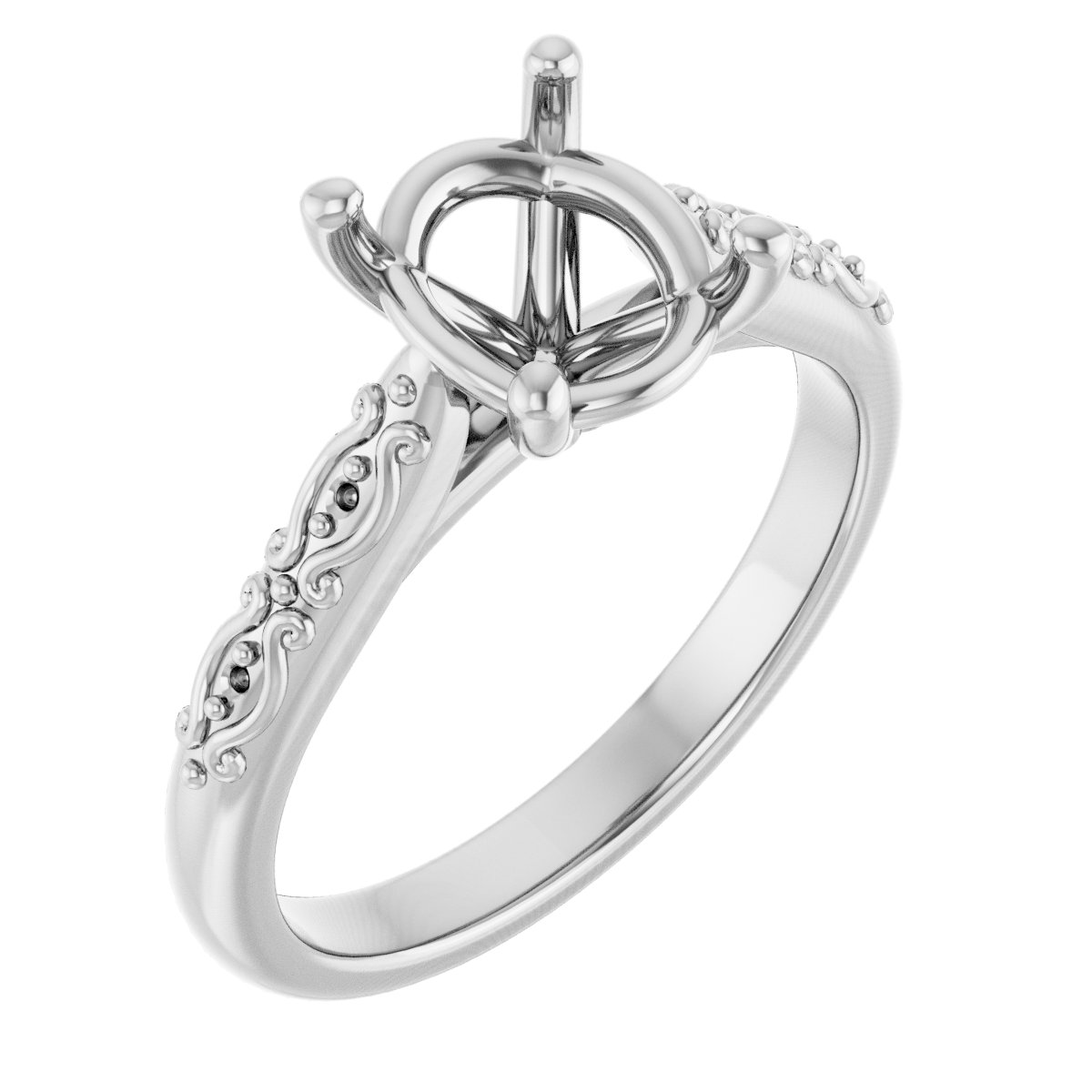 Accented Engagement Ring