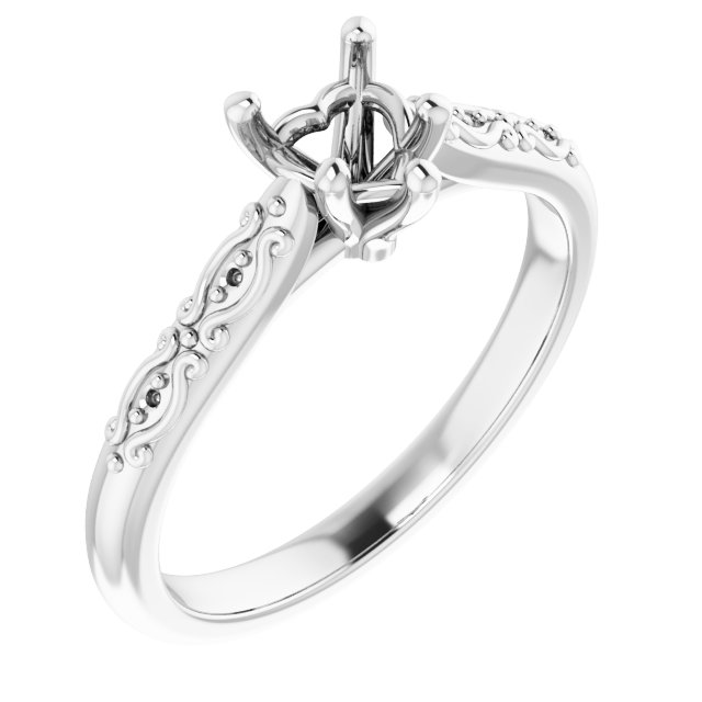 Accented Engagement Ring