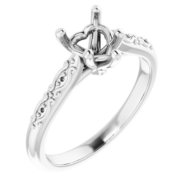 Accented Engagement Ring