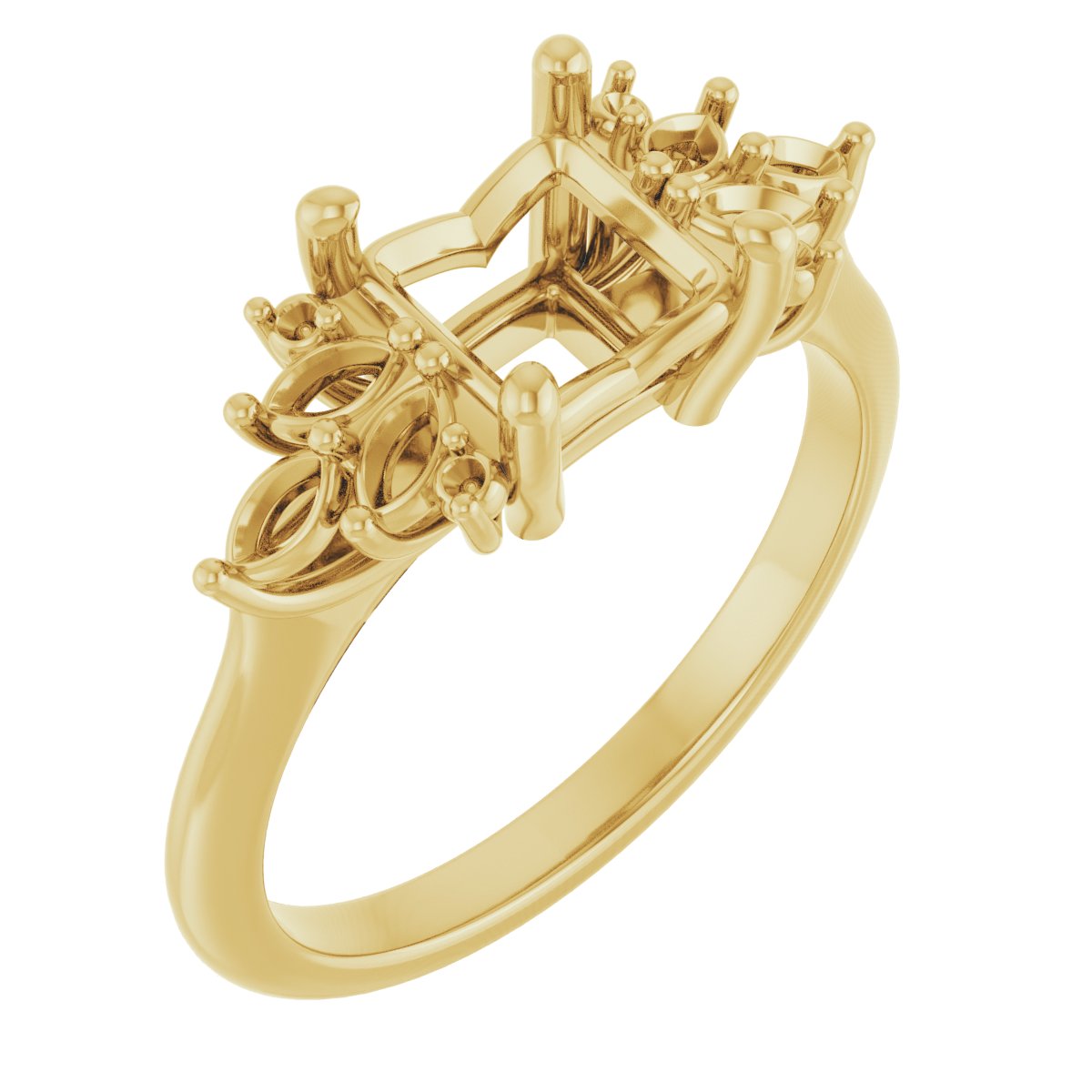 Accented Engagement Ring