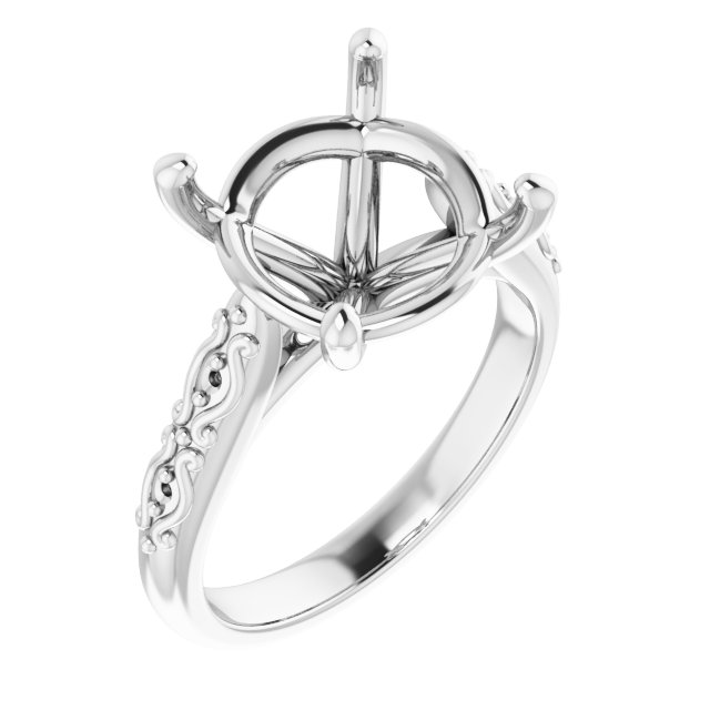 Accented Engagement Ring