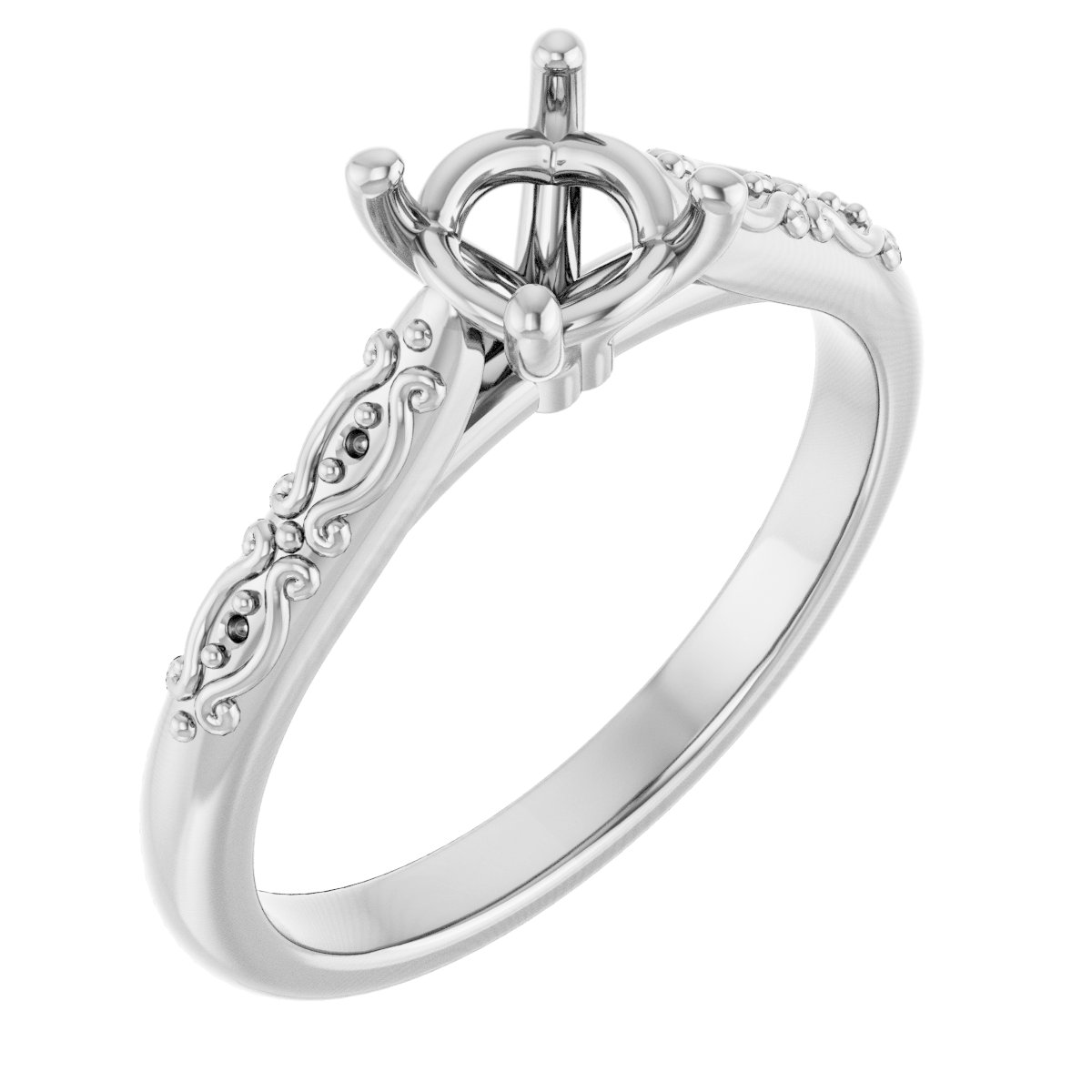 Accented Engagement Ring