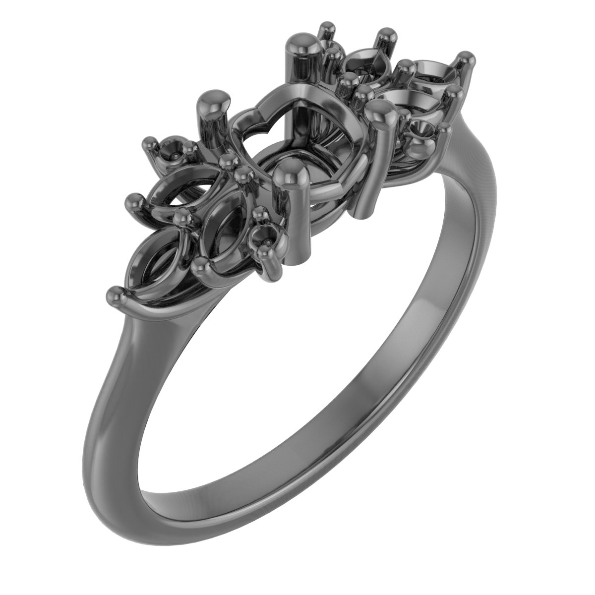 9.4 mm Round Engagement Ring Mounting