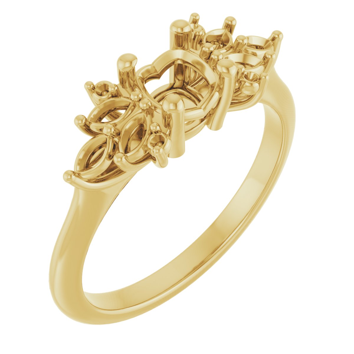 Accented Engagement Ring