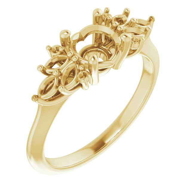 Accented Engagement Ring