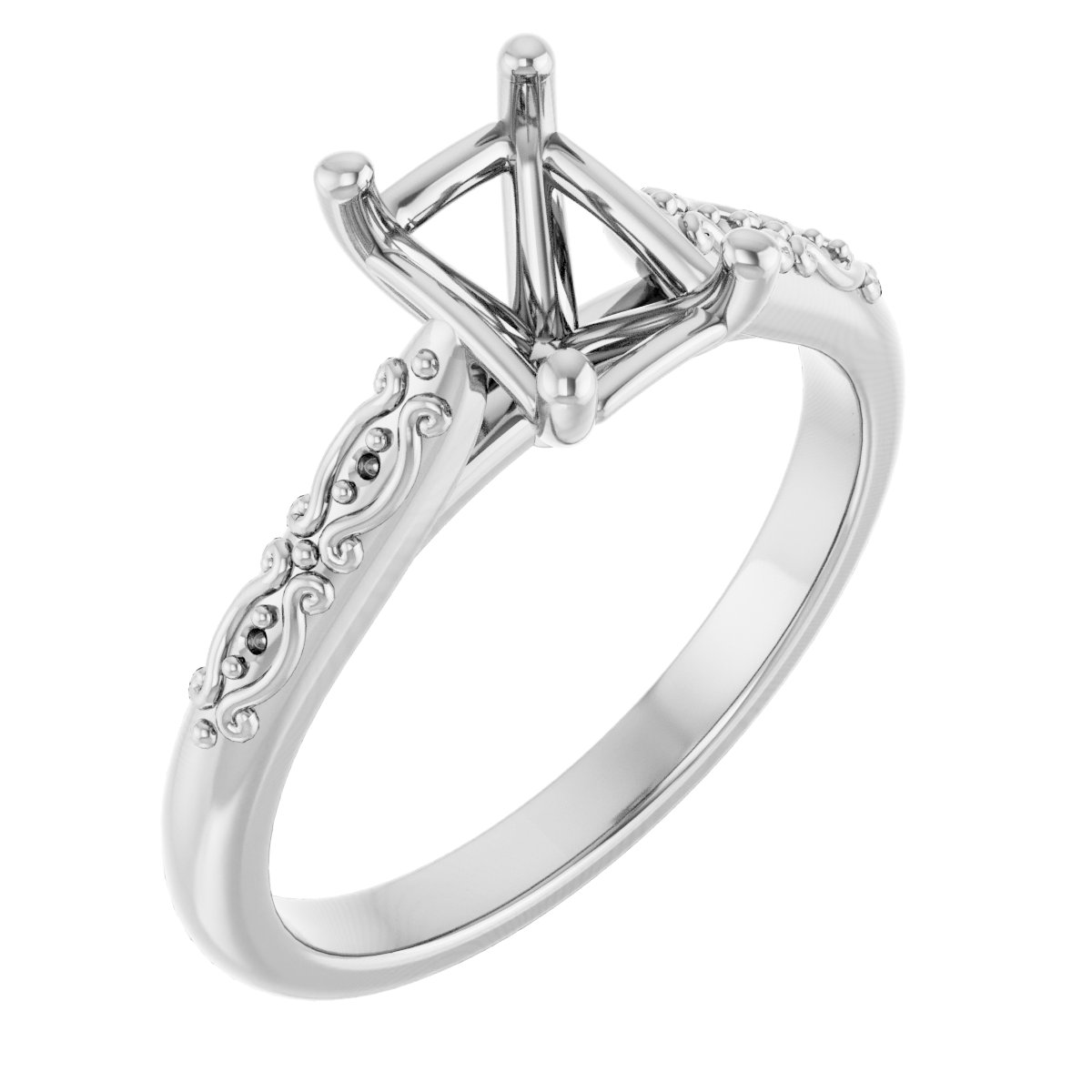 Accented Engagement Ring