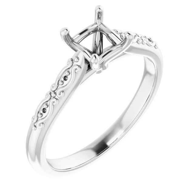 Accented Engagement Ring