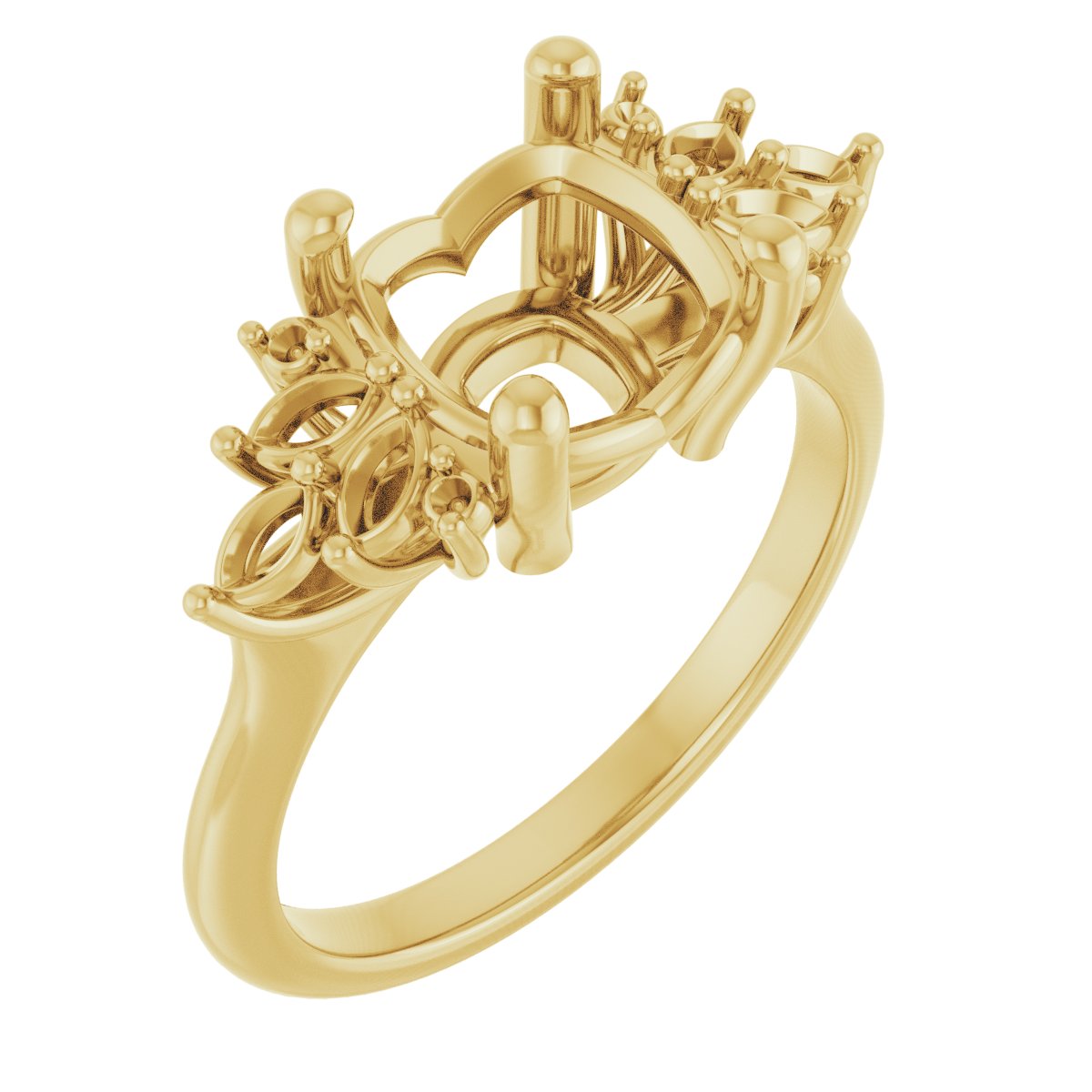 Accented Engagement Ring