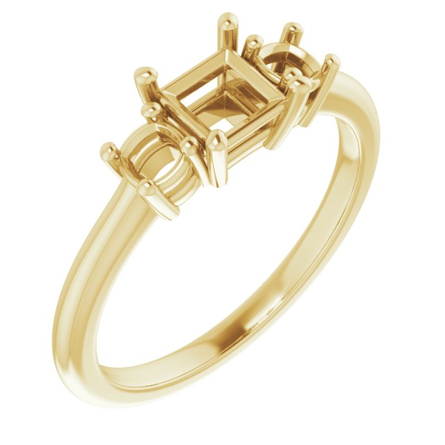 Three-Stone Engagement Ring