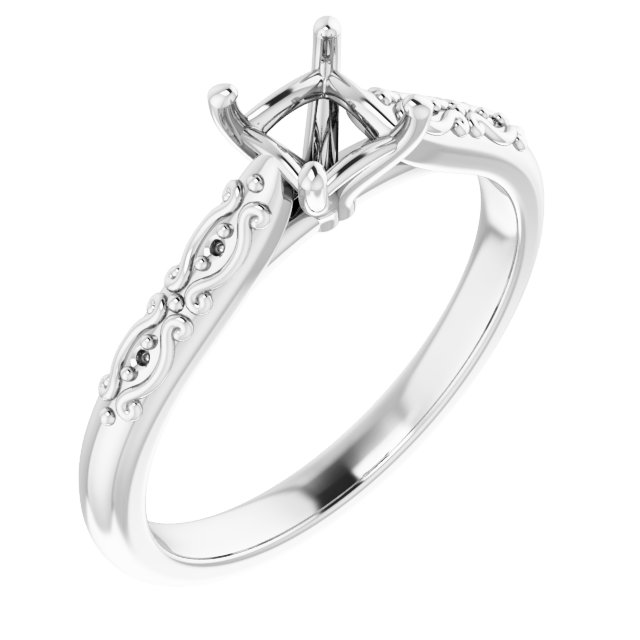 Accented Engagement Ring