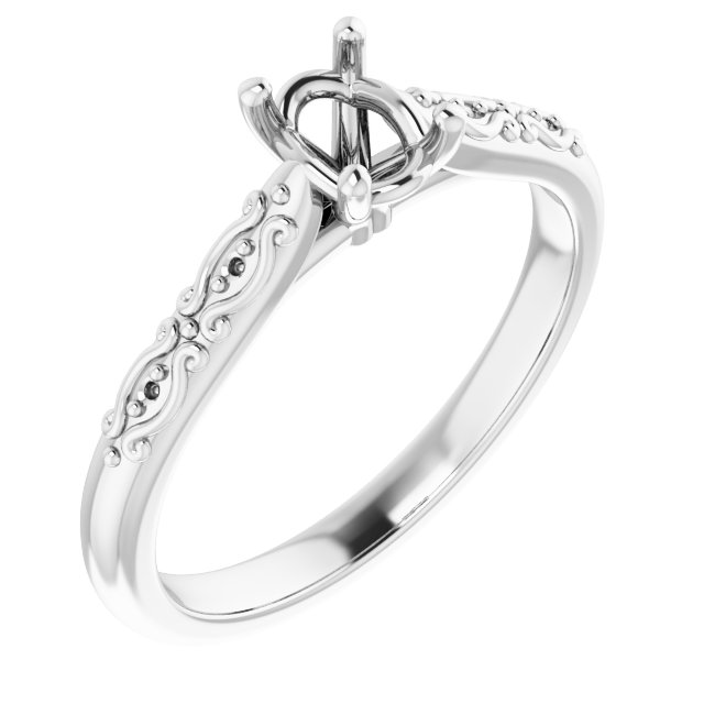 Accented Engagement Ring