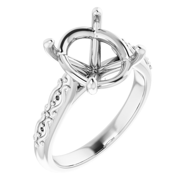 Accented Engagement Ring