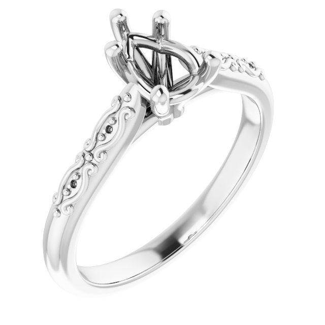 Accented Engagement Ring