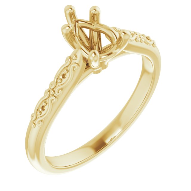 Accented Engagement Ring