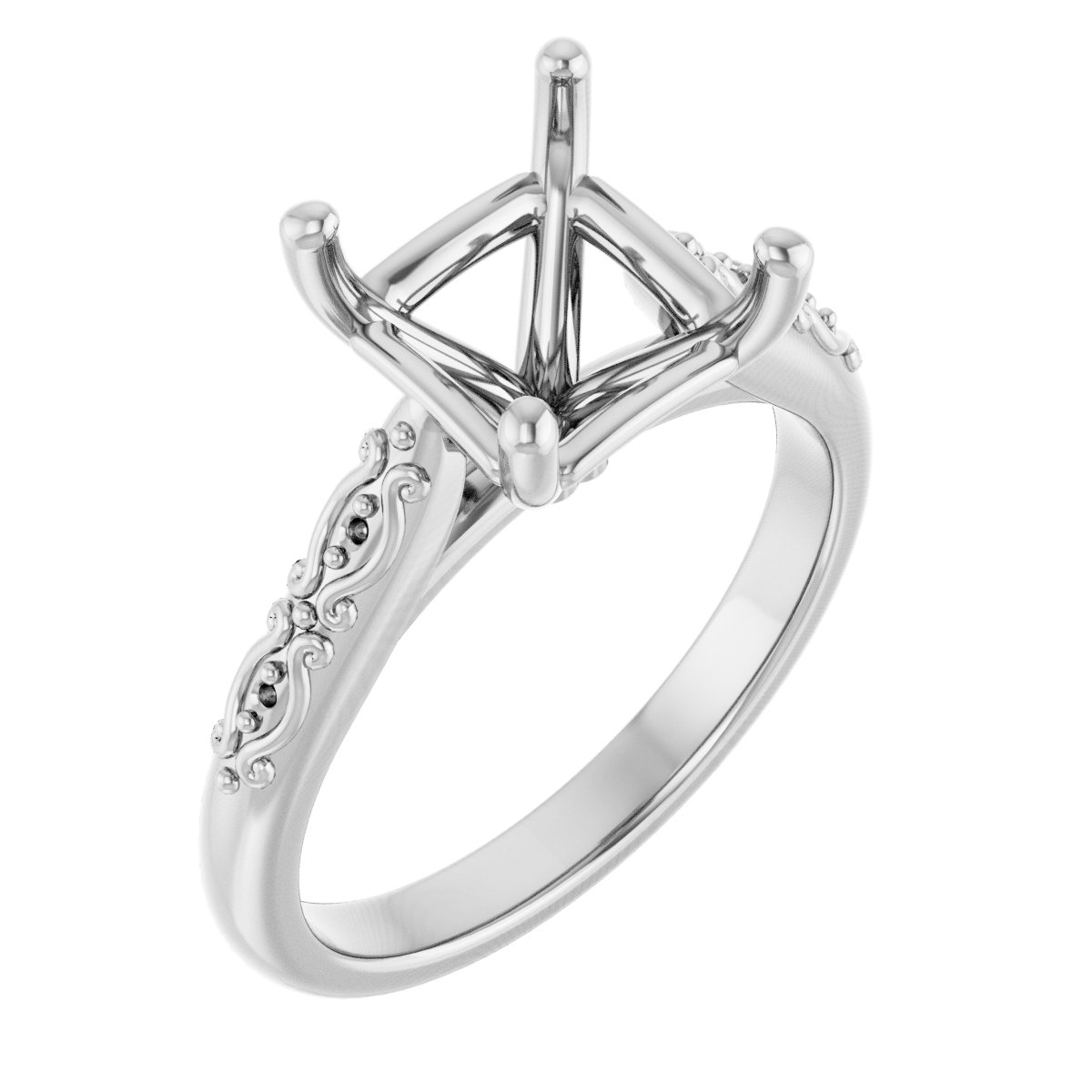 Accented Engagement Ring