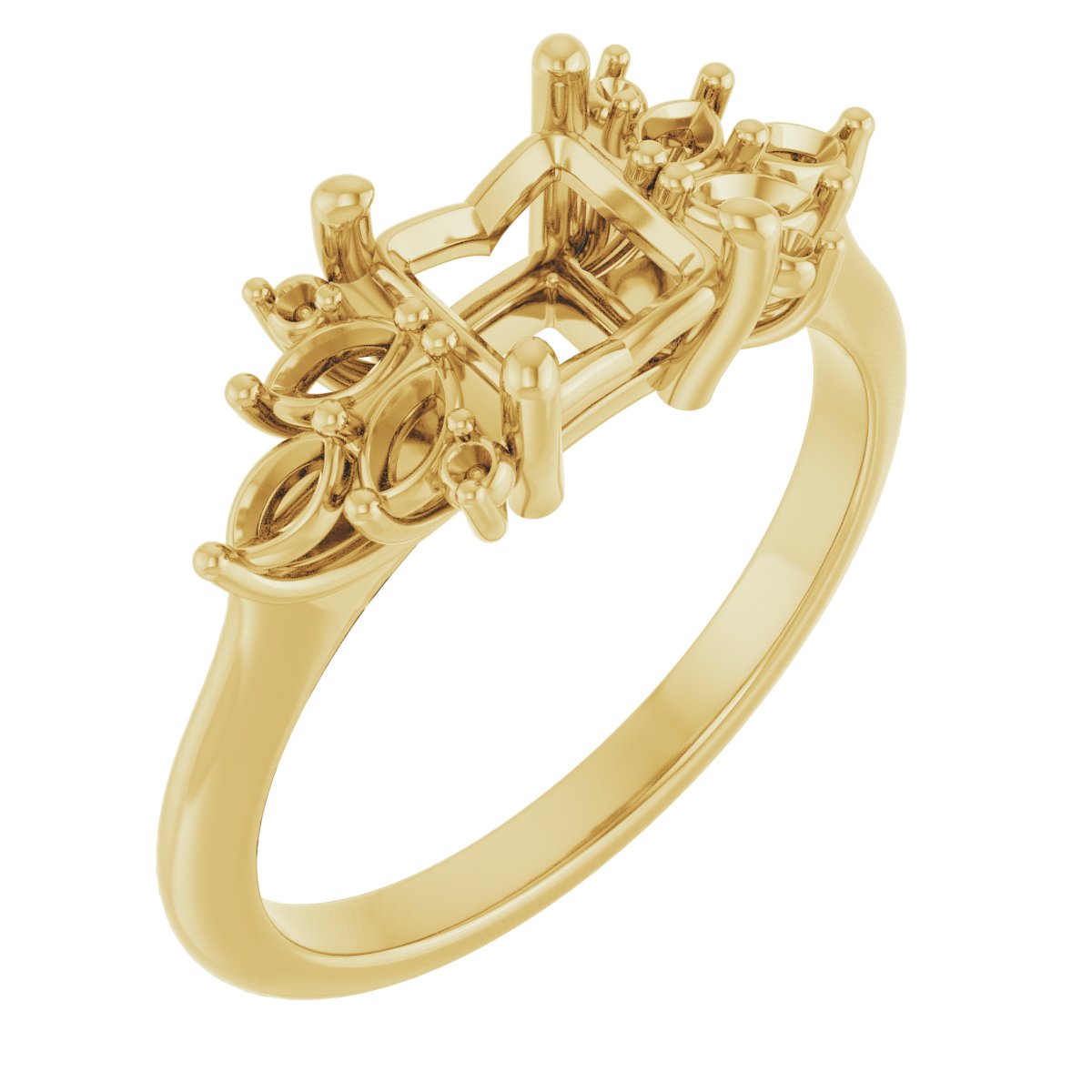 Accented Engagement Ring