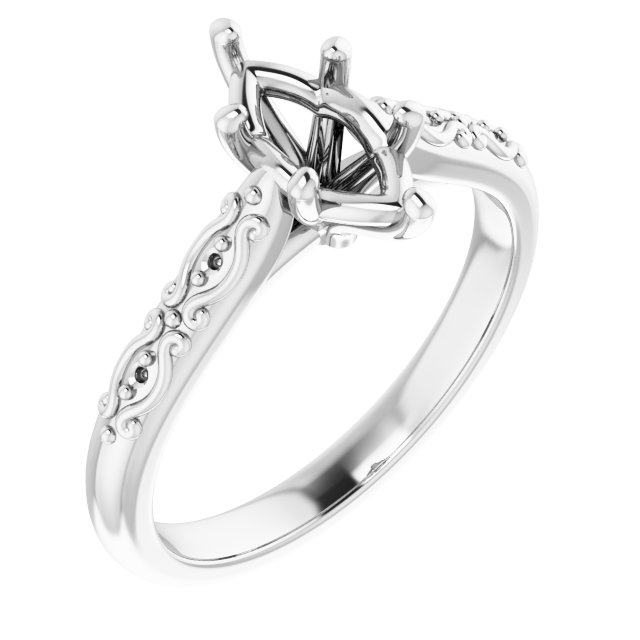 Accented Engagement Ring