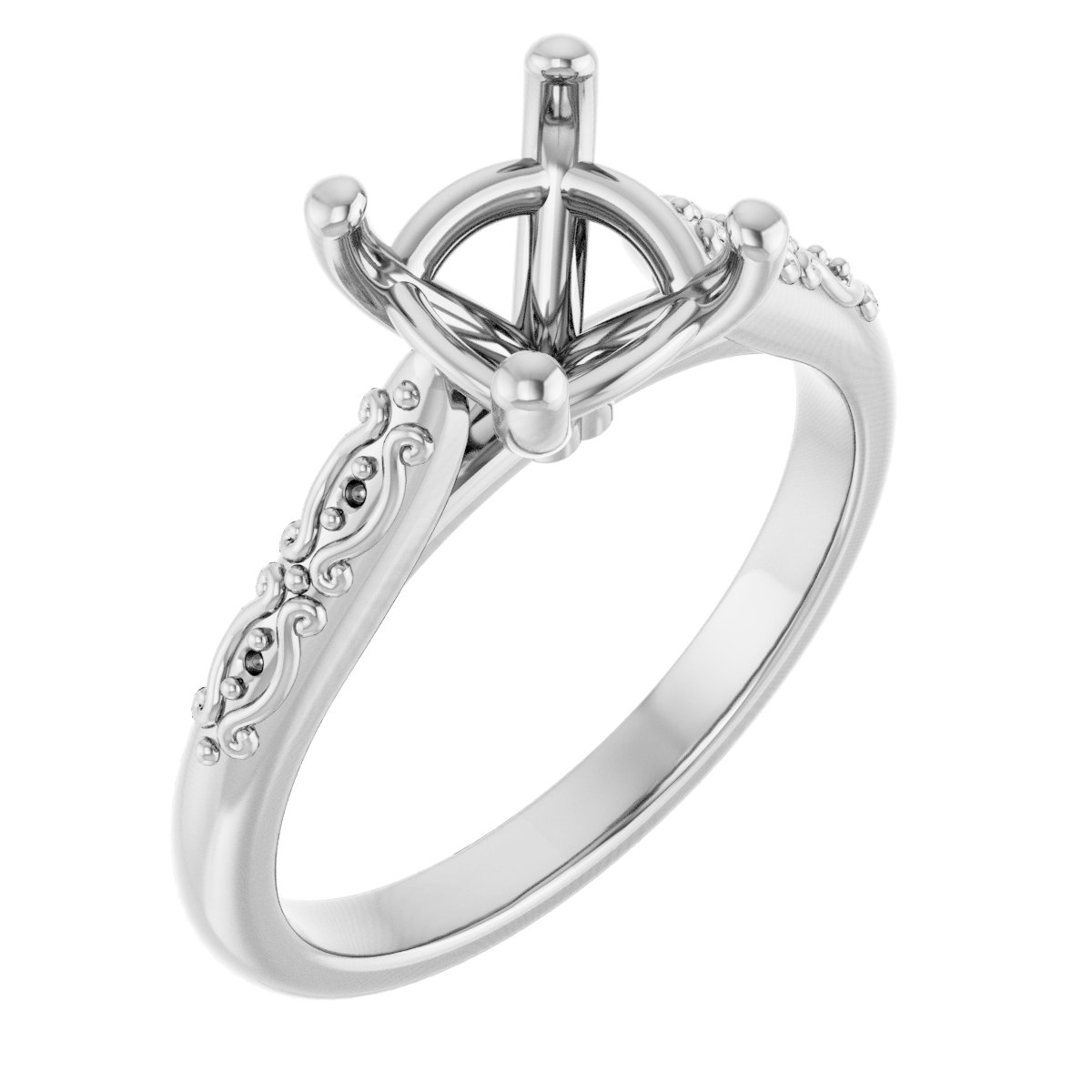 Accented Engagement Ring