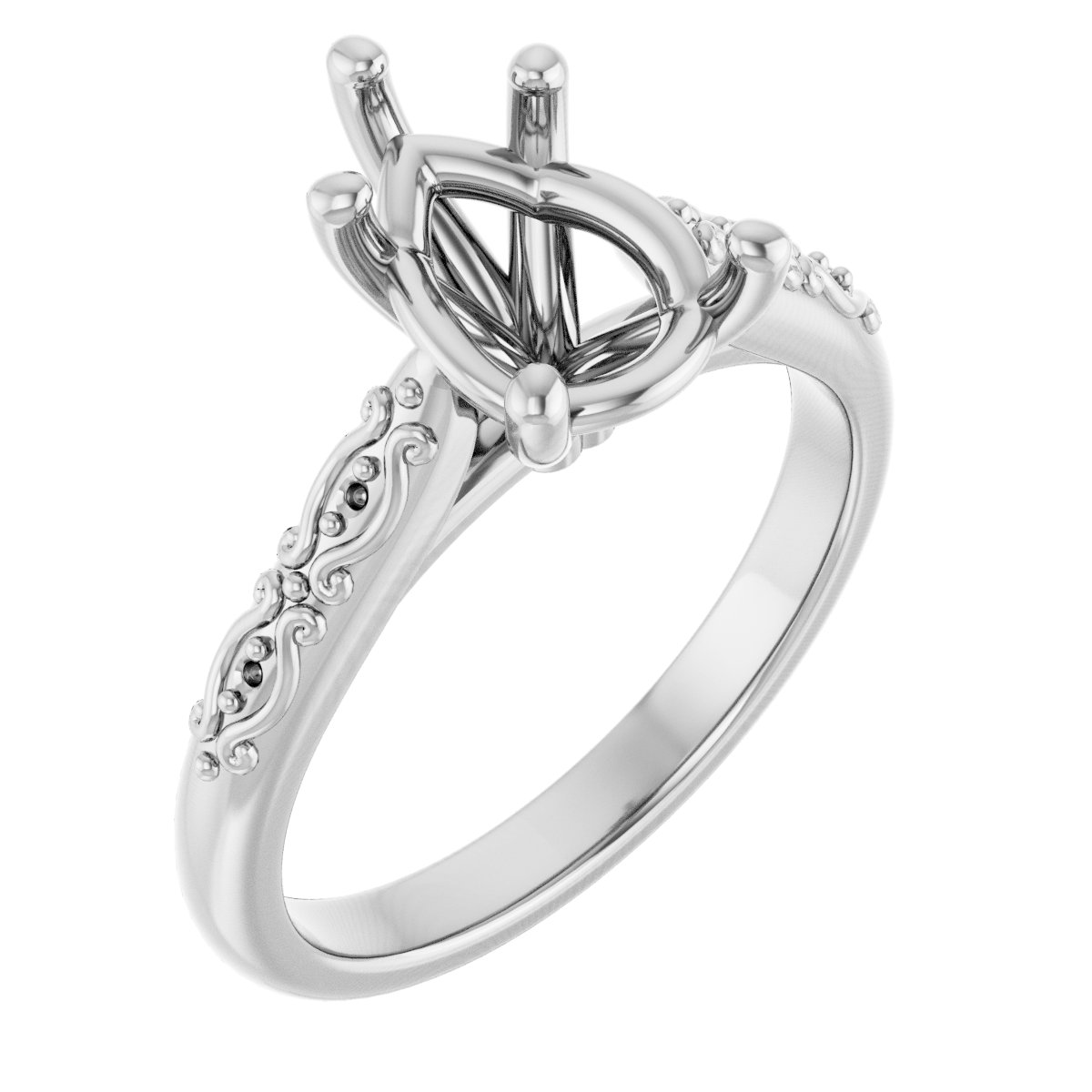 Accented Engagement Ring