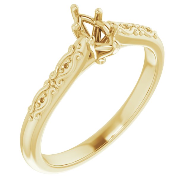 Accented Engagement Ring