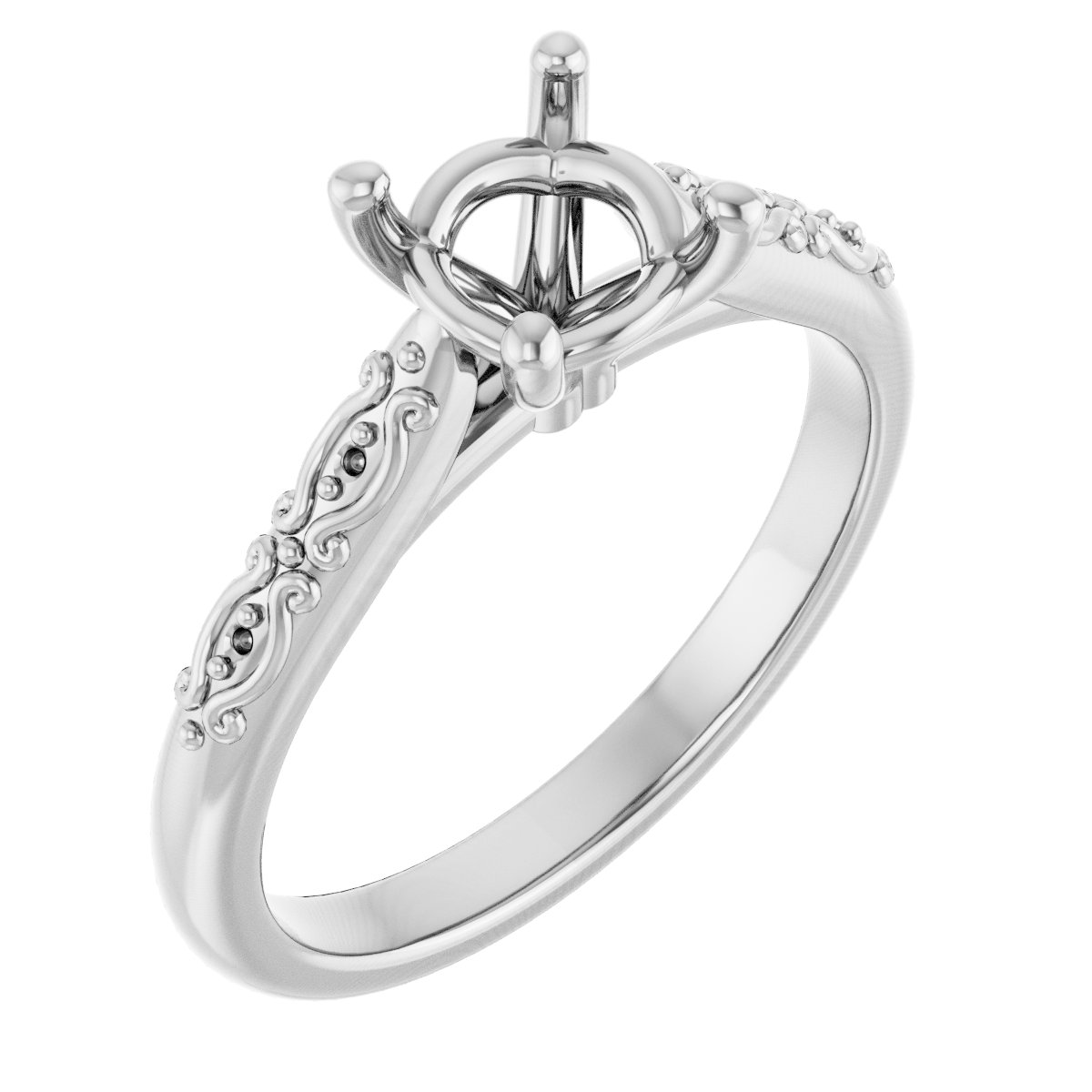 Accented Engagement Ring