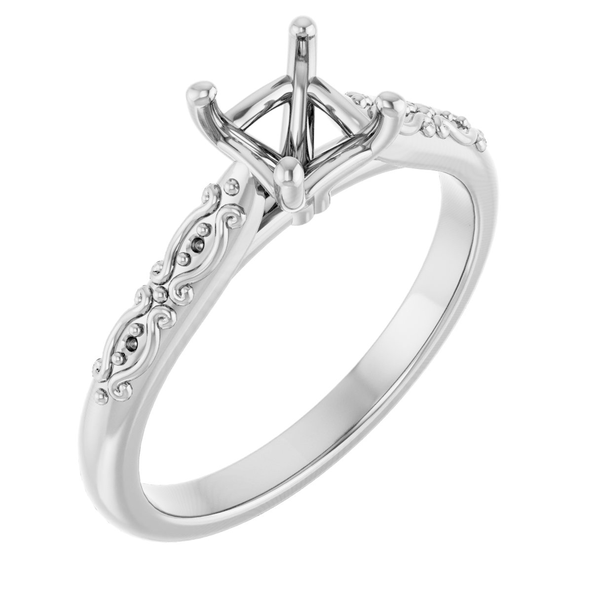 Accented Engagement Ring