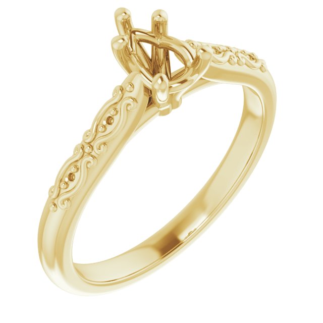 Accented Engagement Ring