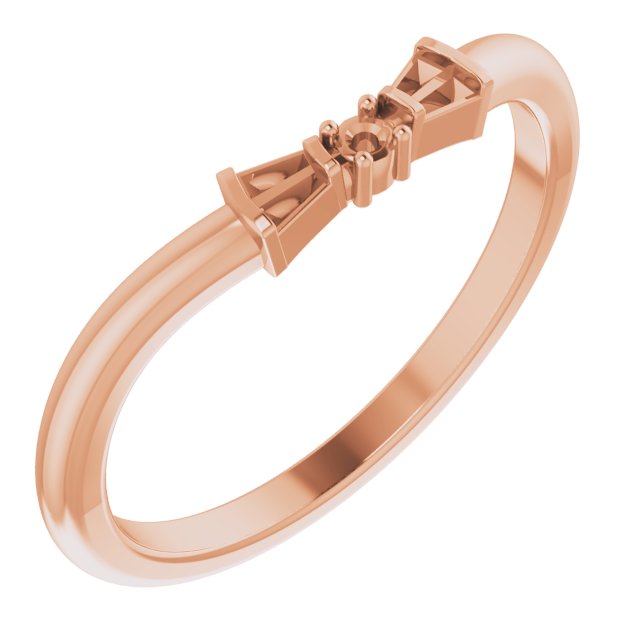 Accented Engagement Ring or Band