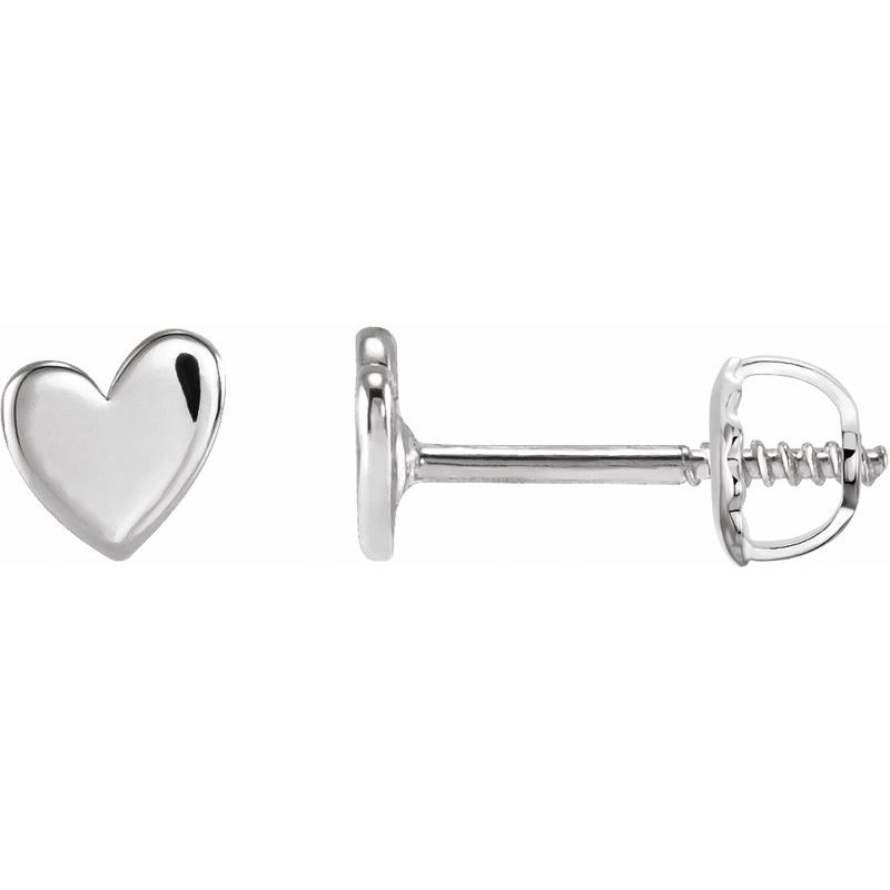 Asymmetric Heart Earrings
