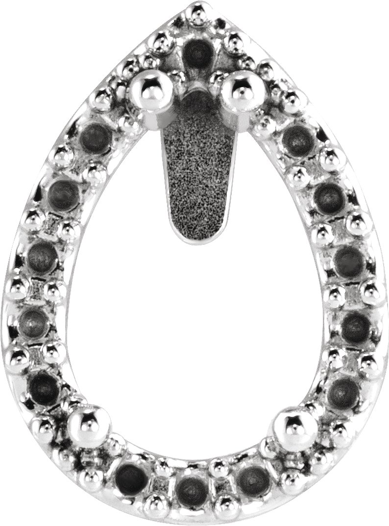 Halo-Style Low Earring Setting