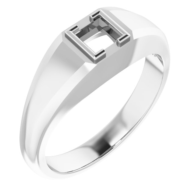 Beveled-Edge Bezel-Set Band