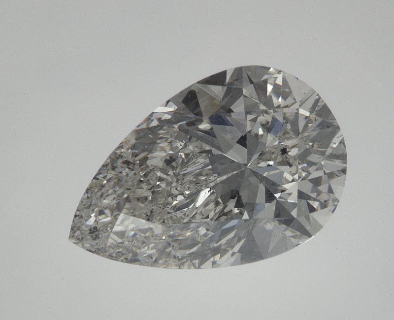 3.02 Carat Pear Cut Natural Diamond