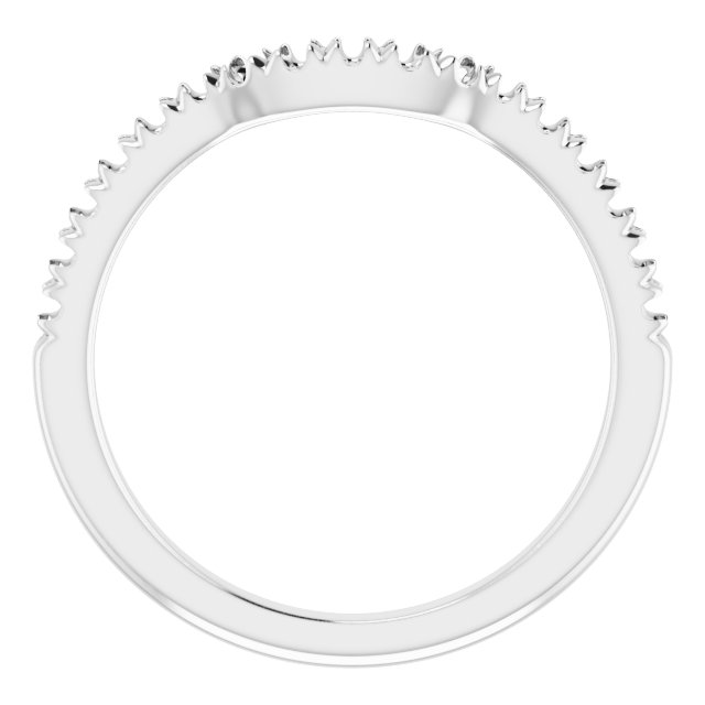 Band Mounting for 7x3.5 mm Marquise Ring view 2