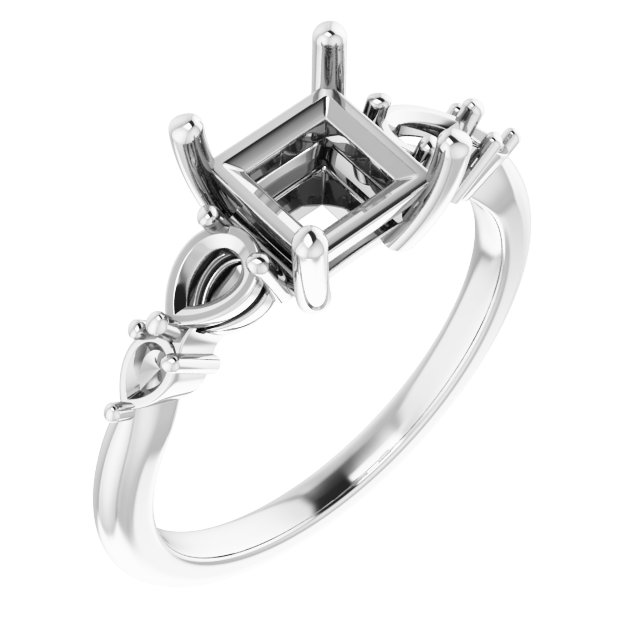 Accented Engagement Ring