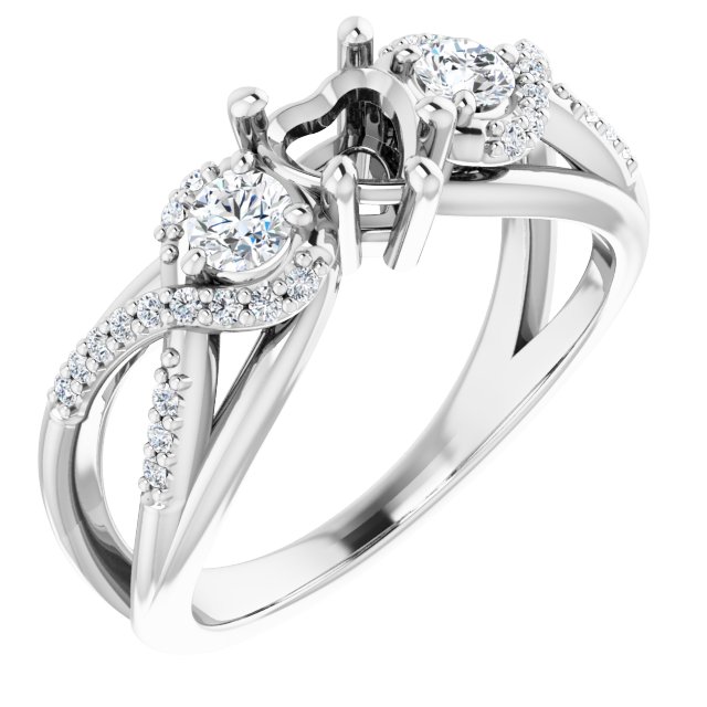 14k White Gold