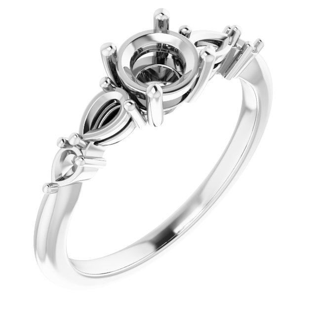 Accented Engagement Ring