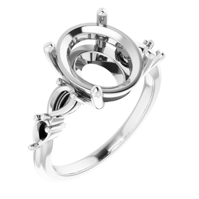 Accented Engagement Ring