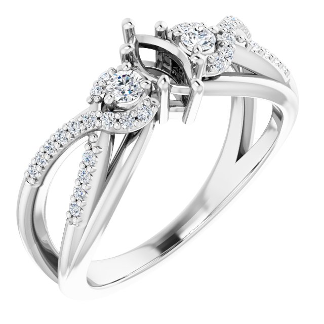 14k White Gold