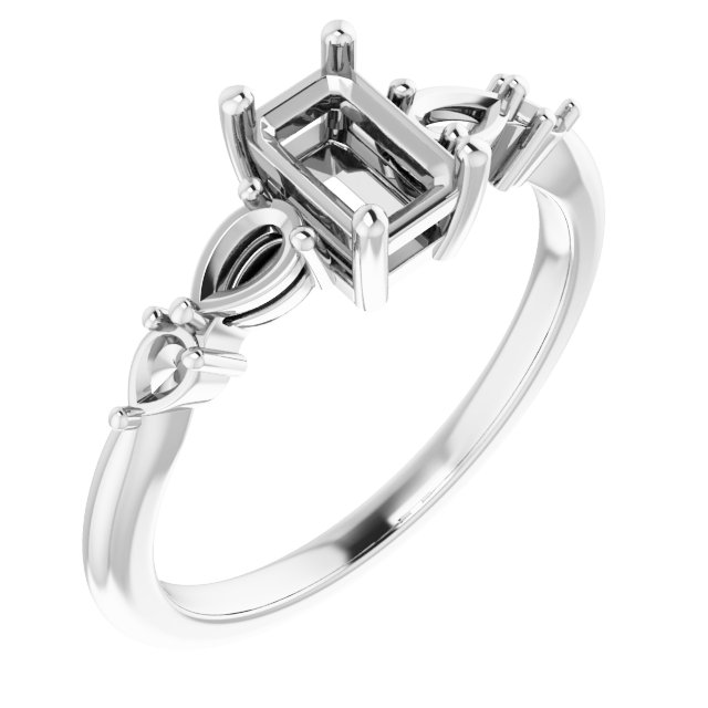 Accented Engagement Ring