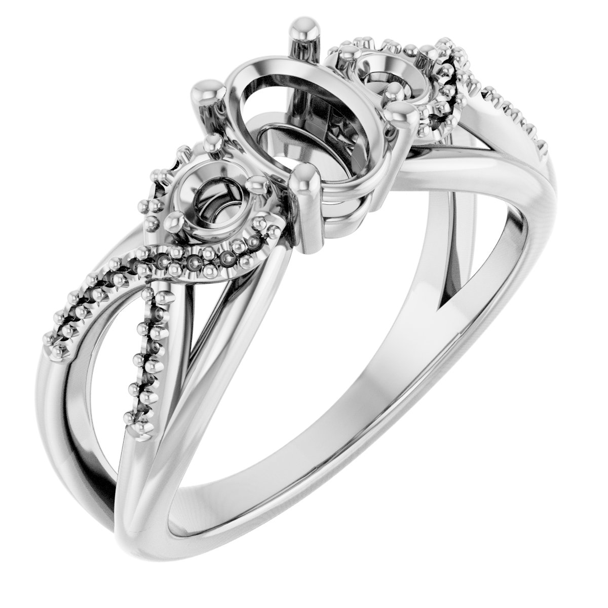 Three-Stone Engagement Ring