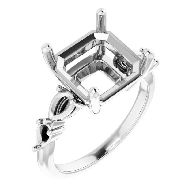 Accented Engagement Ring