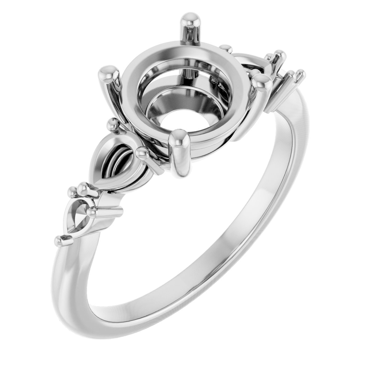 Accented Engagement Ring