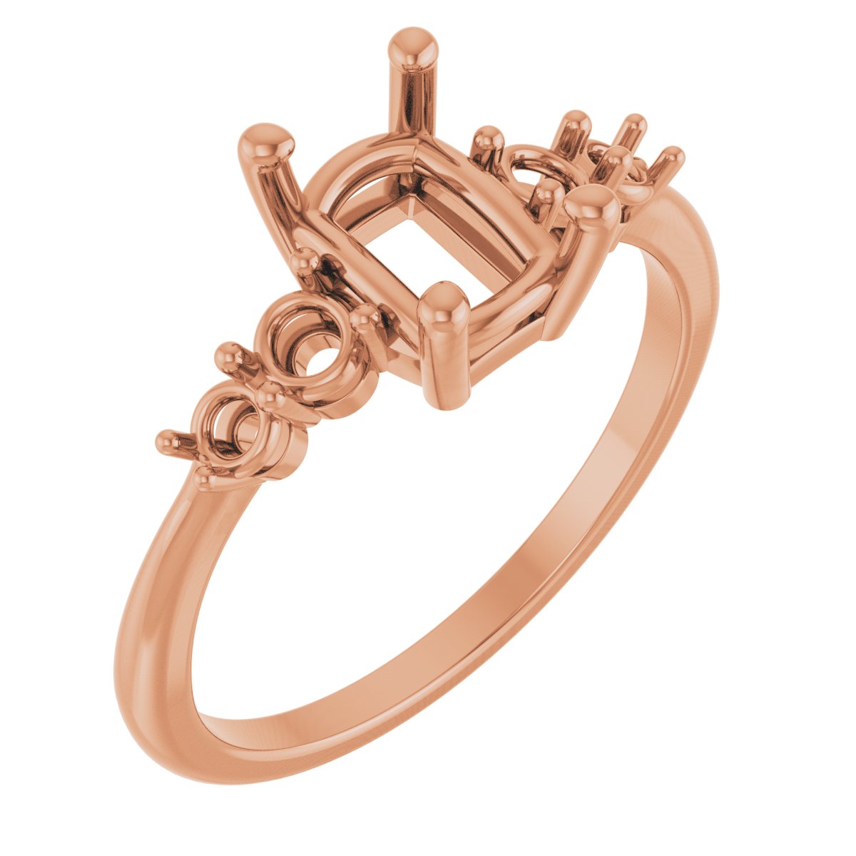 Accented Engagement Ring or Band