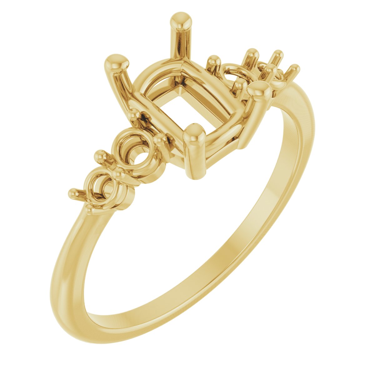 Accented Engagement Ring or Band